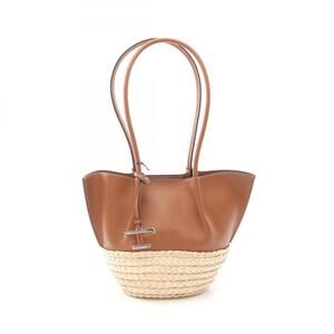 TOD'S Brown Leather Tote Bag